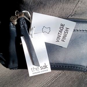 New Leather Sak wallet clutch